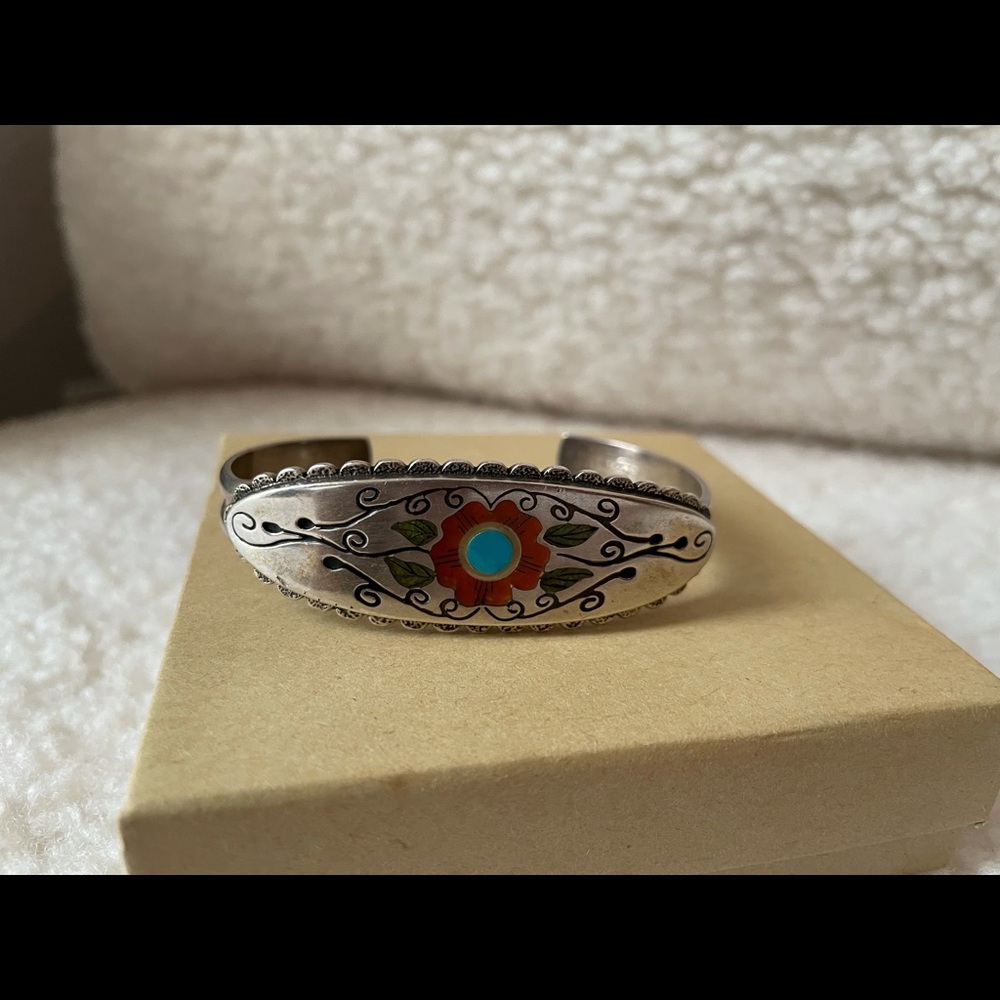 Vintage Native American Zuni Designer Carolyn Pollack Relios R N Laconsello